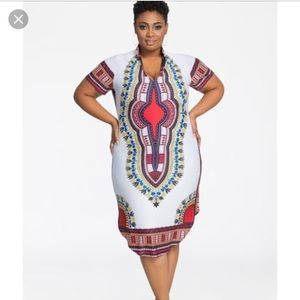 Ashley Stewart African Pattern dress size 18/20